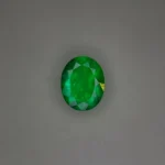 Oval Cut Vivid Green Colombian Emerald 1.53ct
