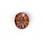 Peach pink oval Tourmaline