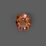 Peach pink oval Tourmaline