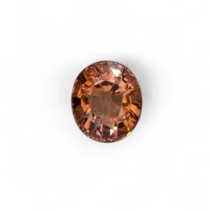 Peach pink oval Tourmaline