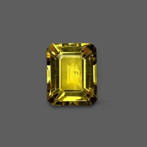 golden rectangular citrin