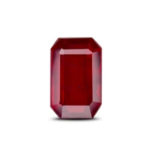  5.58 ct natural octagon red ruby