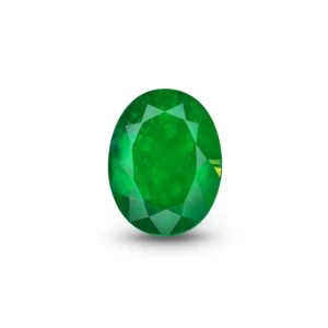Oval Cut Vivid Green Colombian Emerald 1.53ct