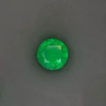 Round Cut Natural Zambian Emerald