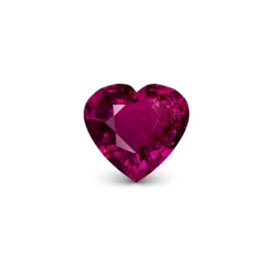 2.38 Carats Rubellite Tourmaline Heart shaped