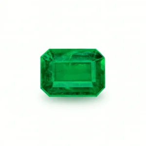 Vivid Green Octagon Zambian Emerald 1.2cts