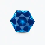 Hexagon Swiss Blue Topaz 2.4 cts