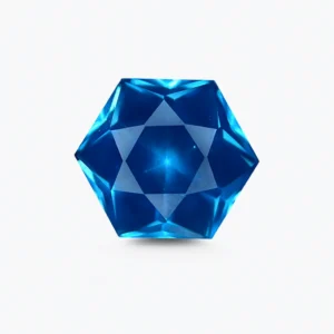 Hexagon Swiss Blue Topaz 2.4 cts
