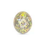 11cts White Oval Ethiopian Opal