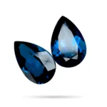 London Blue Topaz gemstone Pear shaped Pair