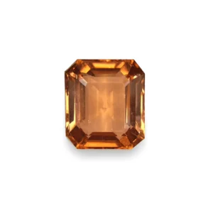 Natural Peach Pink Octagon Tourmaline