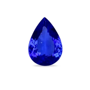 Natural Deep Blue Pear Shaped Tanzanite