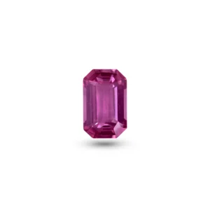 unheated octagon pink sapphire