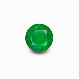 Round Cut Natural Zambian Emerald