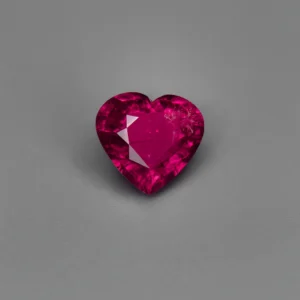 2.38 Carats Rubellite Tourmaline Heart shaped