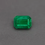 Vivid Green Octagon Zambian Emerald 1.2cts