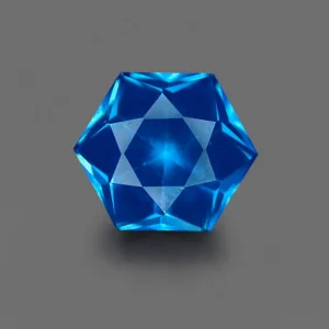 Hexagon Swiss Blue Topaz 2.4 cts