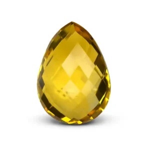 9.62cts fancy pear shaped citrine