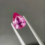 Pear Shaped Natural Pink Sapphire 1.39 carats