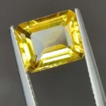 golden rectangular citrin