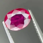 oval mozambique ruby