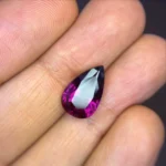 Purple Pear Shaped Rhodolite Garnet