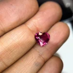 2.38 Carats Rubellite Tourmaline Heart shaped