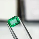 Vivid Green Octagon Zambian Emerald 1.2cts