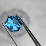 Hexagon Swiss Blue Topaz 2.4 cts