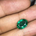 3.48 cts oval Zambian emerald
