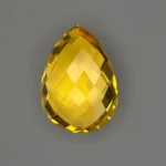 9.62cts fancy pear shaped citrine