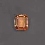 Natural Peach Pink Octagon Tourmaline