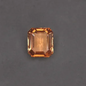 Natural Peach Pink Octagon Tourmaline