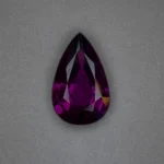 Purple Pear Shaped Rhodolite Garnet