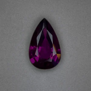 Purple Pear Shaped Rhodolite Garnet