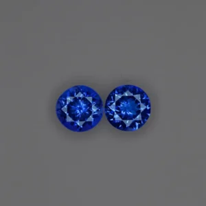 Pair natural Tanzanite