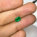 Vivid Green Octagon Zambian Emerald 1.2cts