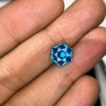 Hexagon Swiss Blue Topaz 2.4 cts