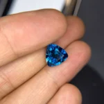 Trillion Cut London Blue Topaz