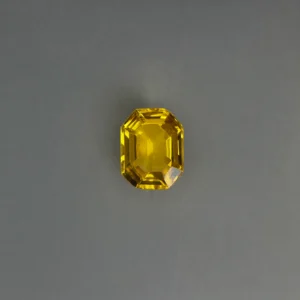 natural only heated yellow sapphire