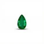 0.91 Ct Certified Panjshir Emerald – pear shaped vivid Green Natural Loose Gemstone