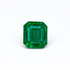 1.74Ct Certified Zambian Emerald – octagon Cut Loose Gemstone