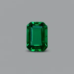 0.90 Ct Certified Zambian Emerald – Rectangular (octagon) Cut Loose Gemstone