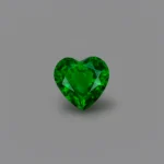 0.78 Ct Zambian Emerald – Heart Cut Vivid Green Natural Loose Gemstone