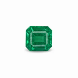 2.55 Ct Zambian Emerald – Square Octagon Cut Natural Loose Gemstone (8×7.5 mm)