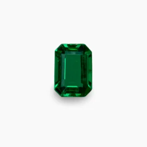 0.90 Ct Certified Zambian Emerald – Rectangular (octagon) Cut Loose Gemstone