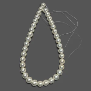 Graduated Freshwater Pearl Strand | 11 to 13 mm Large Pearls, High Luster, 42 cm