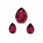 3 pieces of natural pink tourmaline set | 4.19 carats pairs