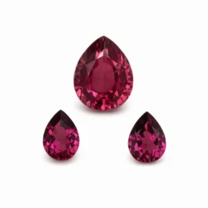 3 pieces of natural pink tourmaline set | 4.19 carats pairs