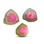 12.98 carats water melon tourmaline slices | natural tourmaline